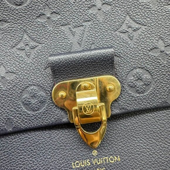 Louis Vuitton Vavin Navy Monogram Leather Shoulder Bag 1350-062825 - Picture 4 of 15